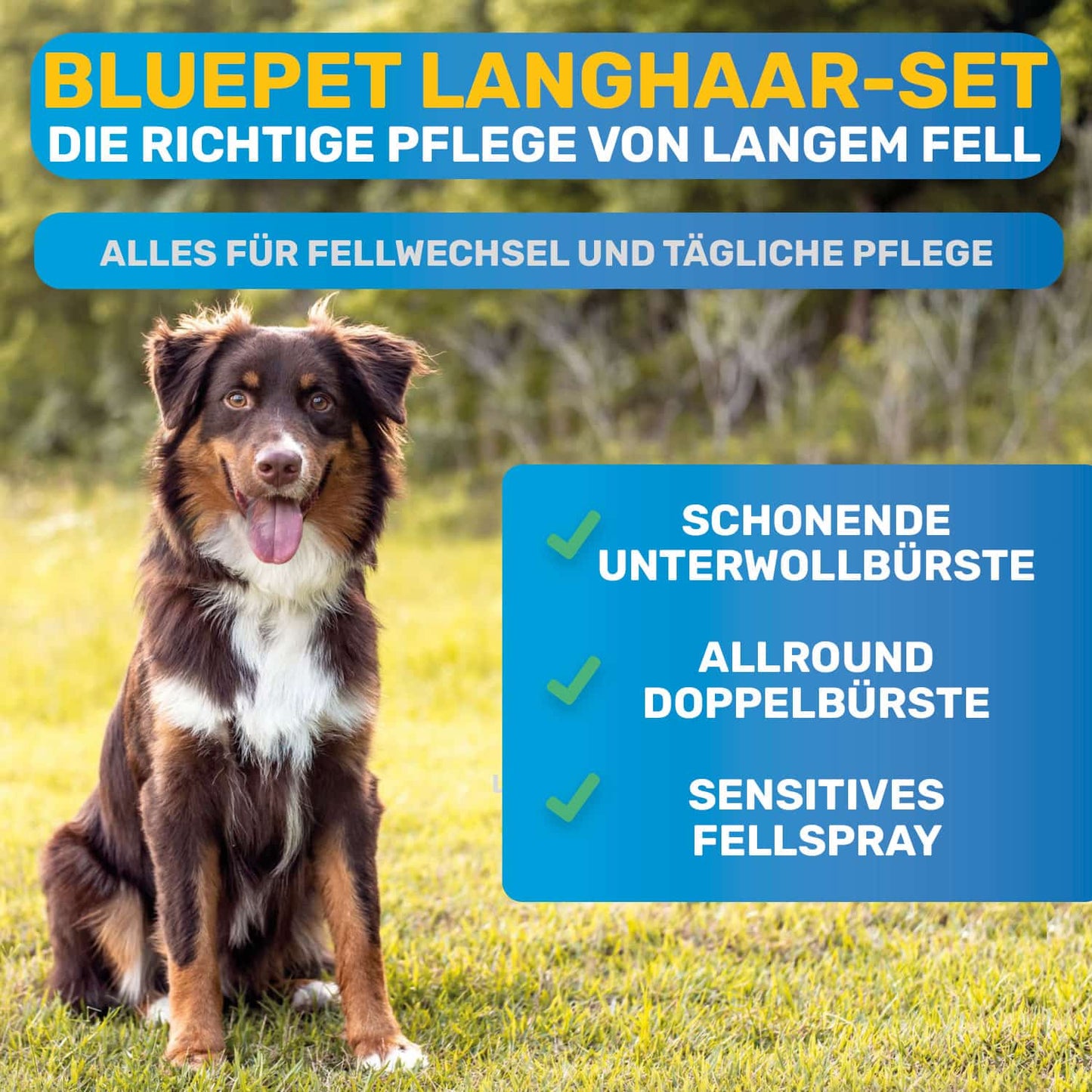 Langhaar Fellpflege-Set