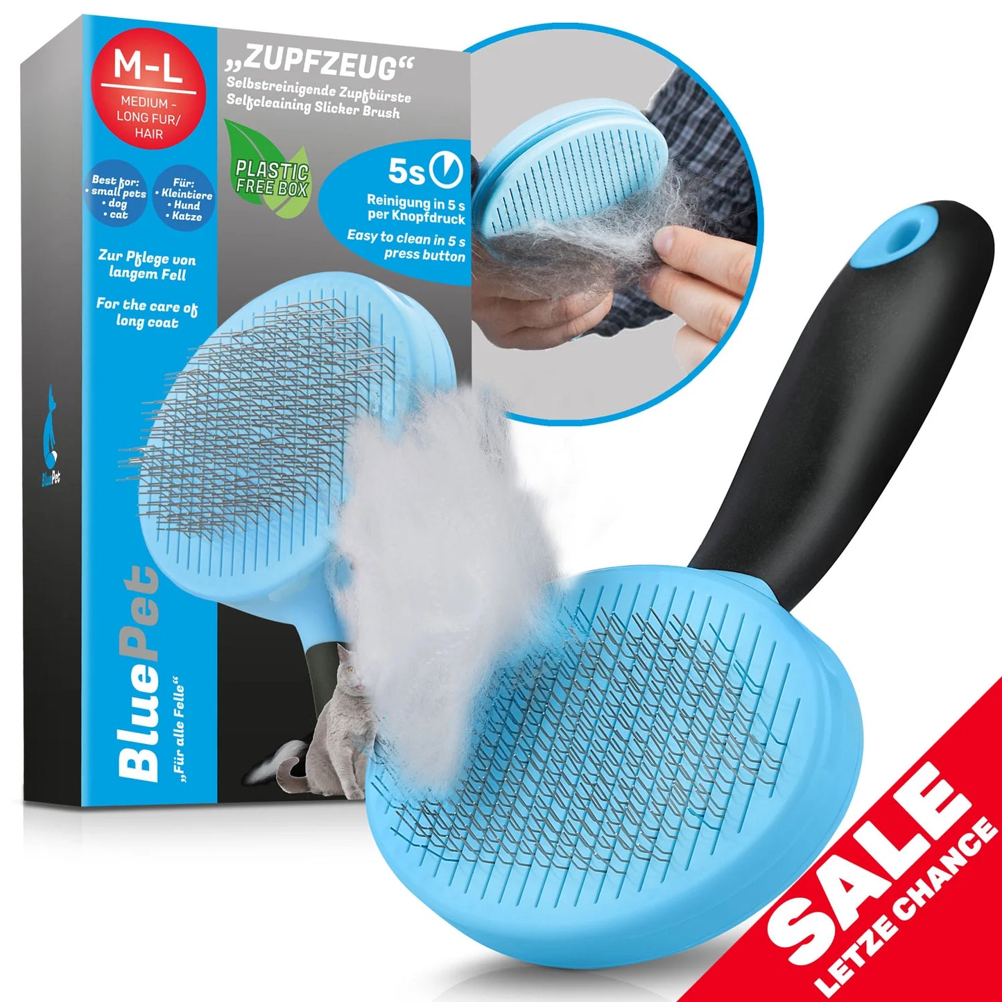 "ZupfZeug" Zupfbürste für Fellwechsel