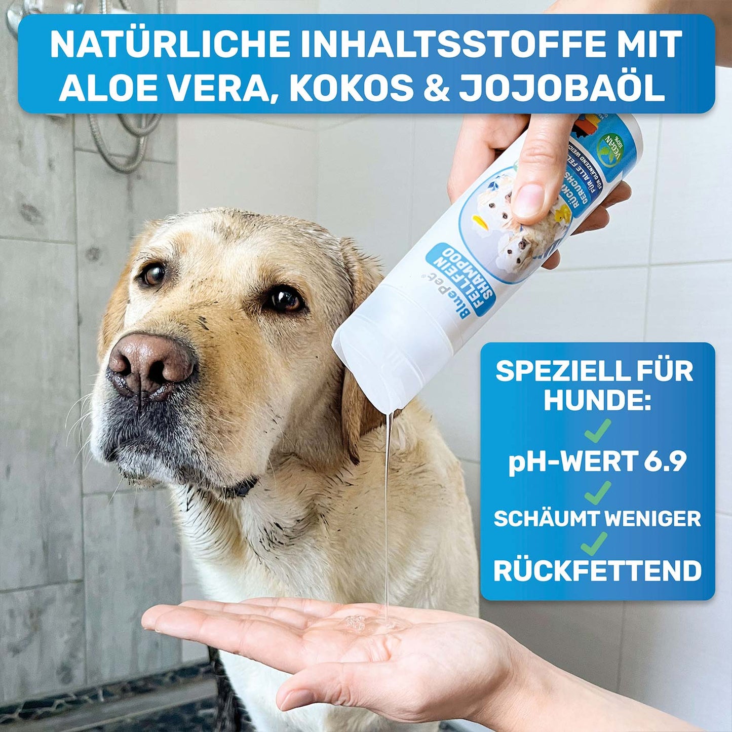 Professionelles Hunde-Fellpflege-Set für Langhaar