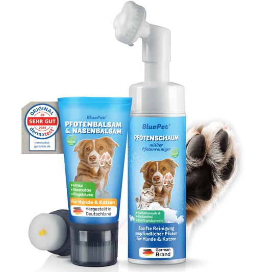 Pfotenpflege Set - Pfotenschaum Pfotenreiniger + Pfotenbalsam 50ml