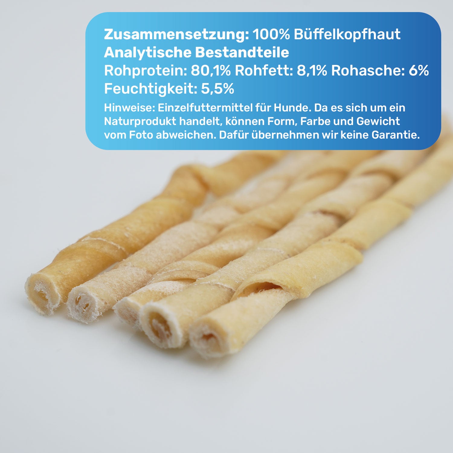 BluePet Büffelhautröllchen Zusammensetzung