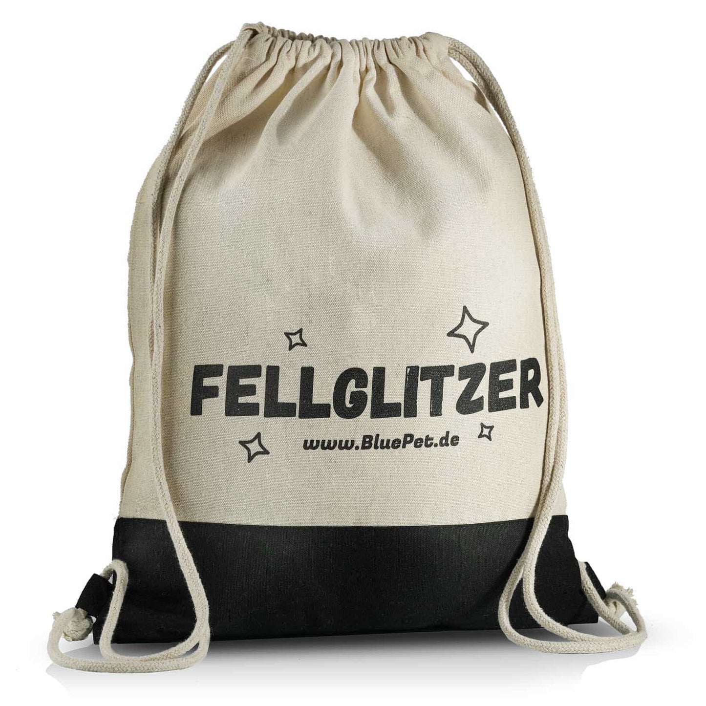 BluePet Fellglitzer  Jutebeutel Turnbeutel Bag Tasche für Hudne Hundezubehöhr Trainingstasche Snackbeutel