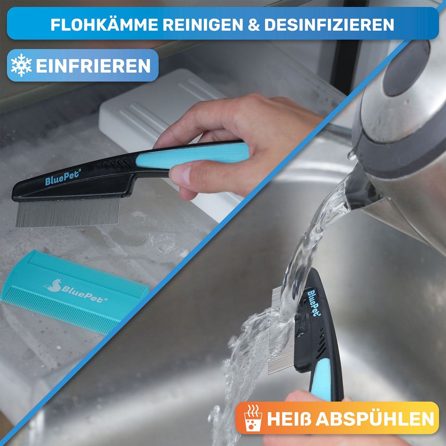 Flohkamm & Flohkarte als Ergänzung zu Flohmittel