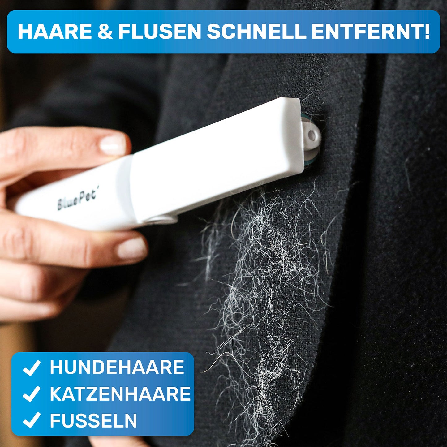 RolloTollo Mini - wiederverwendbare Fusselrolle im 3er-Set