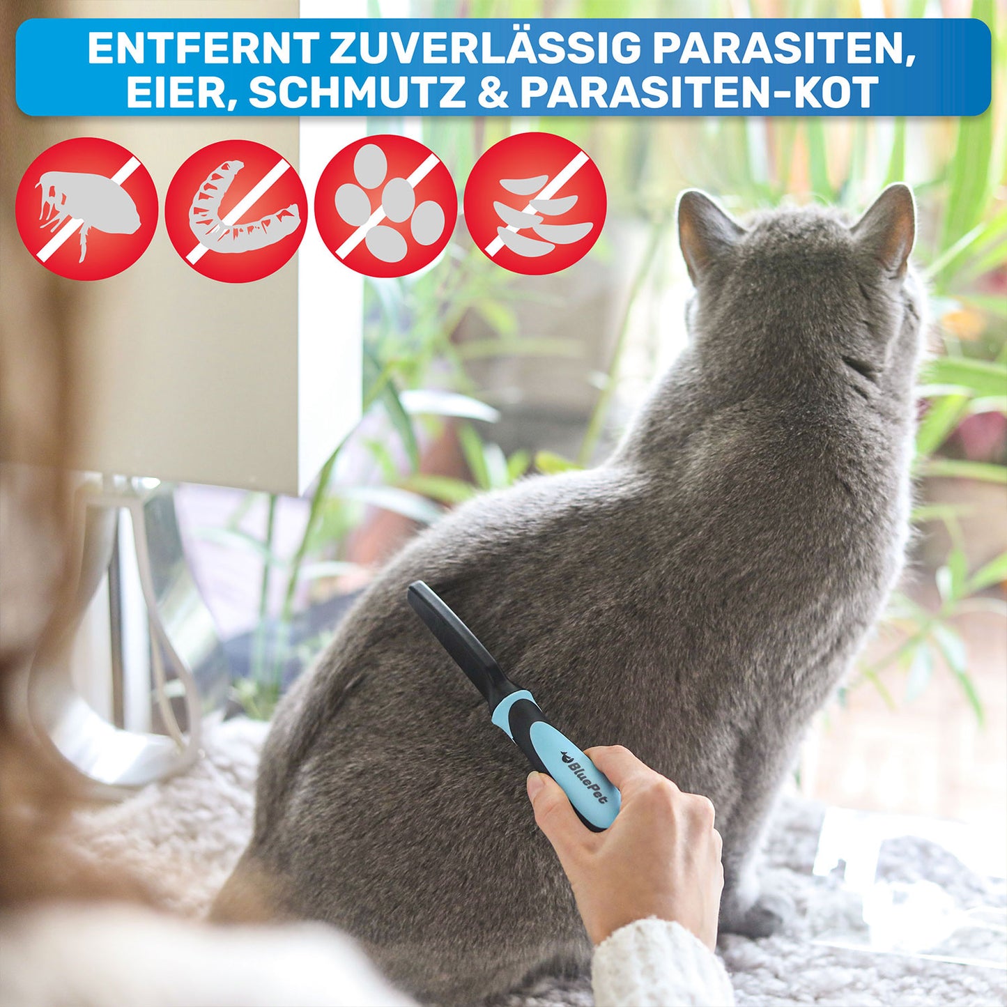 "FlohGo" Flohkamm für Hunde und Katzen