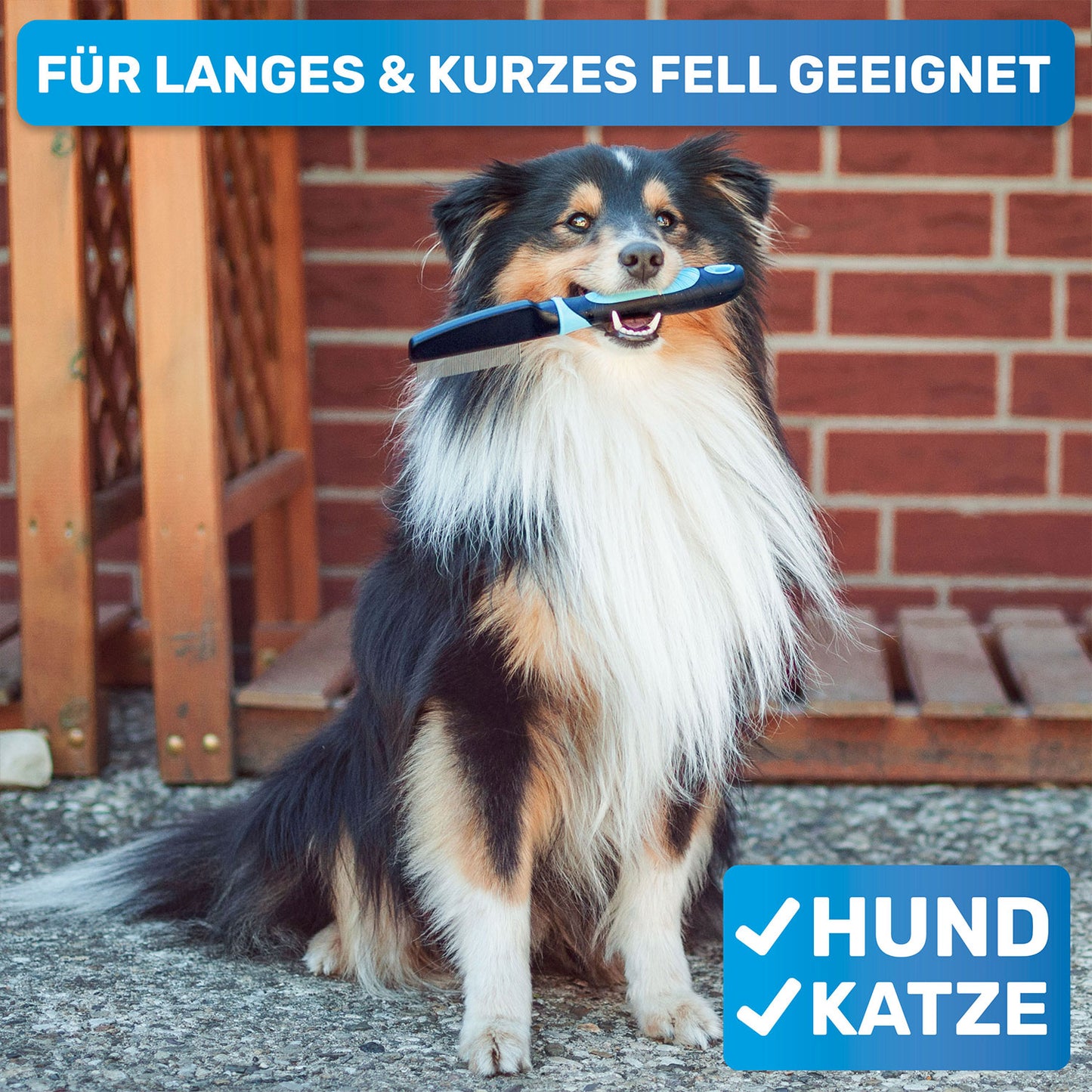 "FlohGo" Flohkamm für Hunde und Katzen