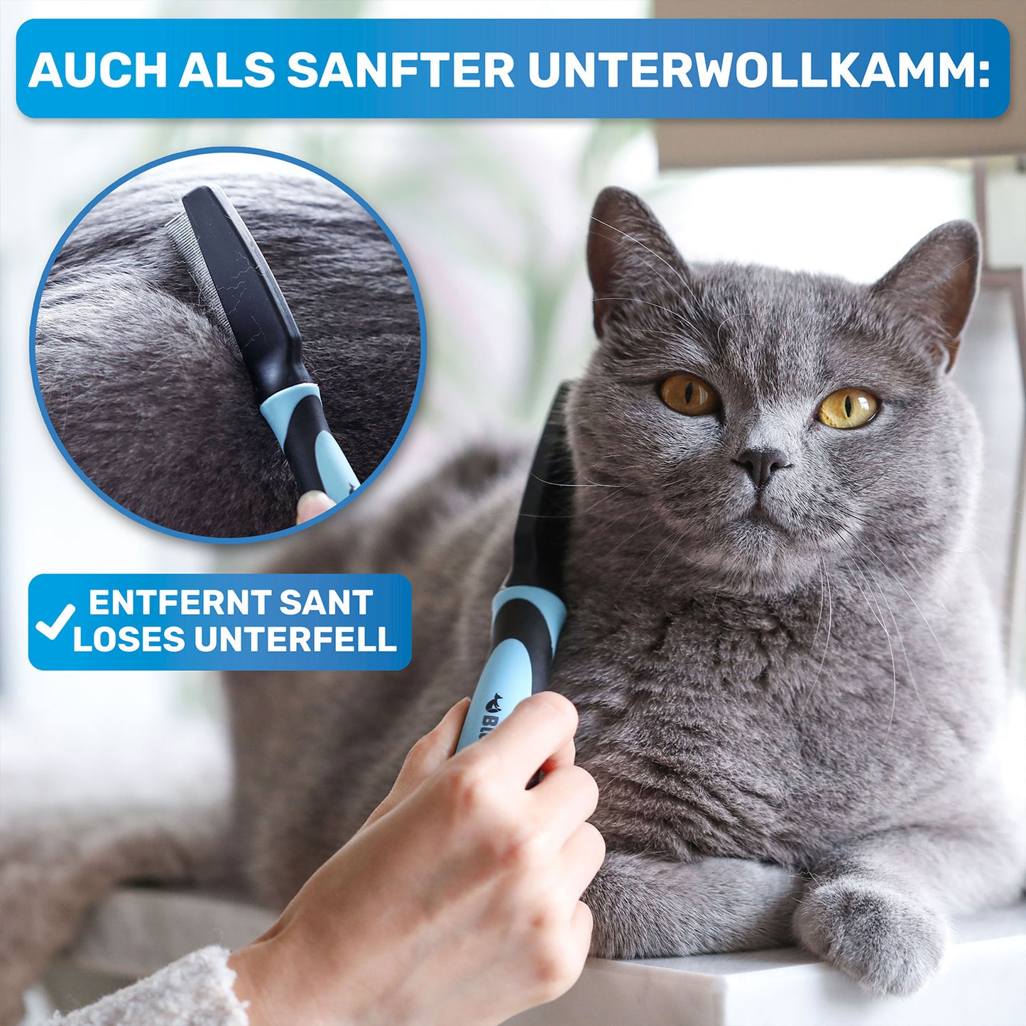 "FlohGo" Flohkamm für Hunde und Katzen