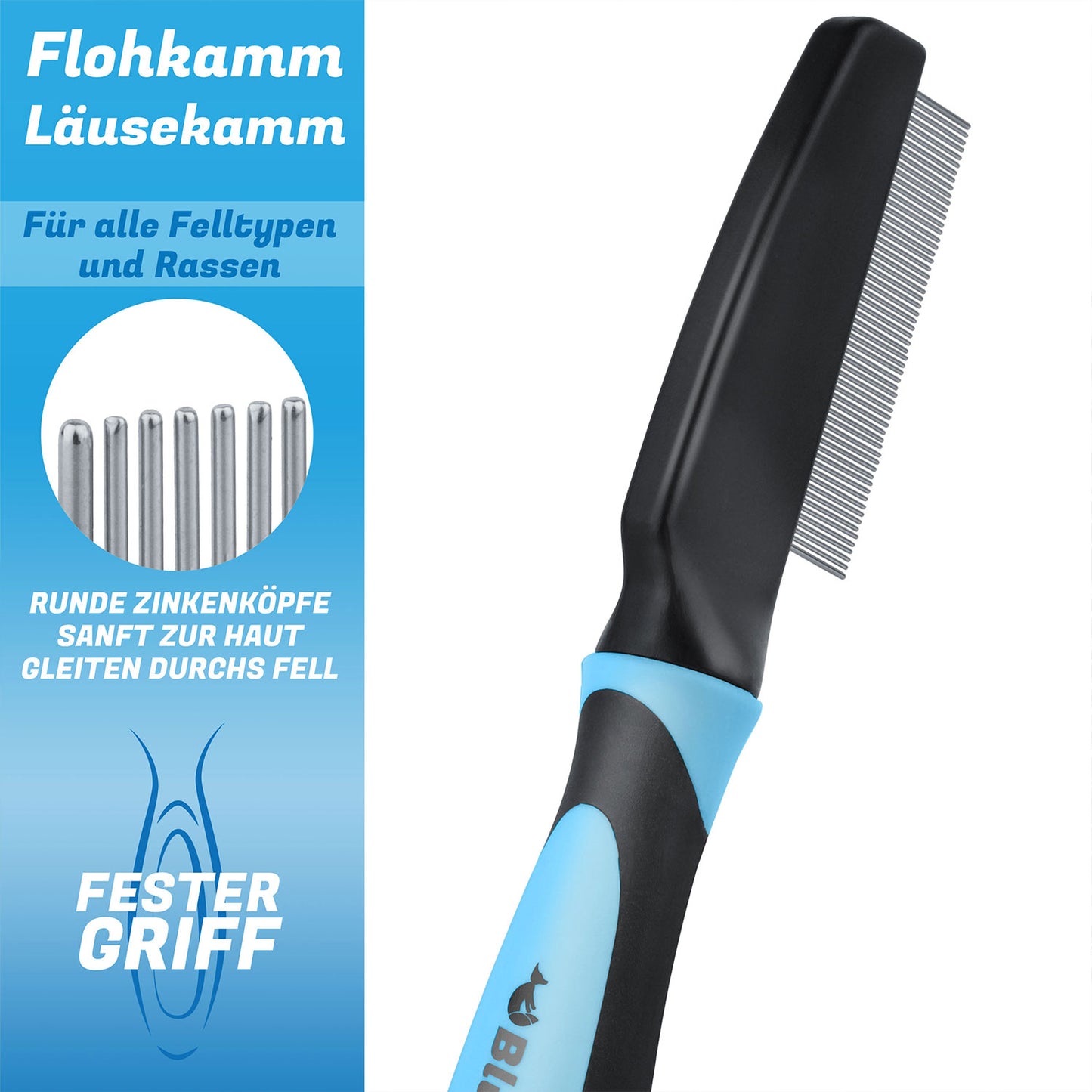 "FlohGo" Flohkamm für Hunde und Katzen