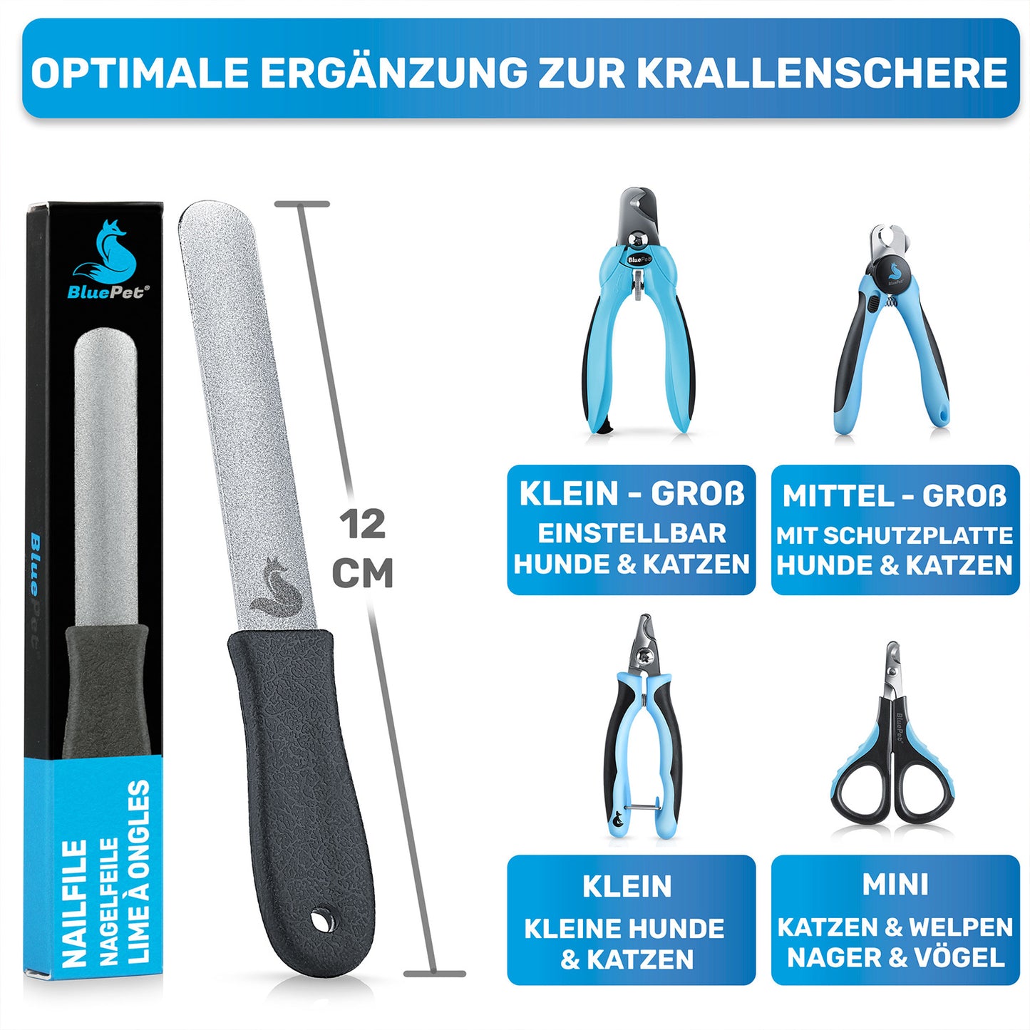 Krallen- & Nagelfeile für Tiere