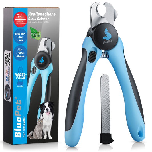 Krallenschere mit Schutz für kleine & große Hunde