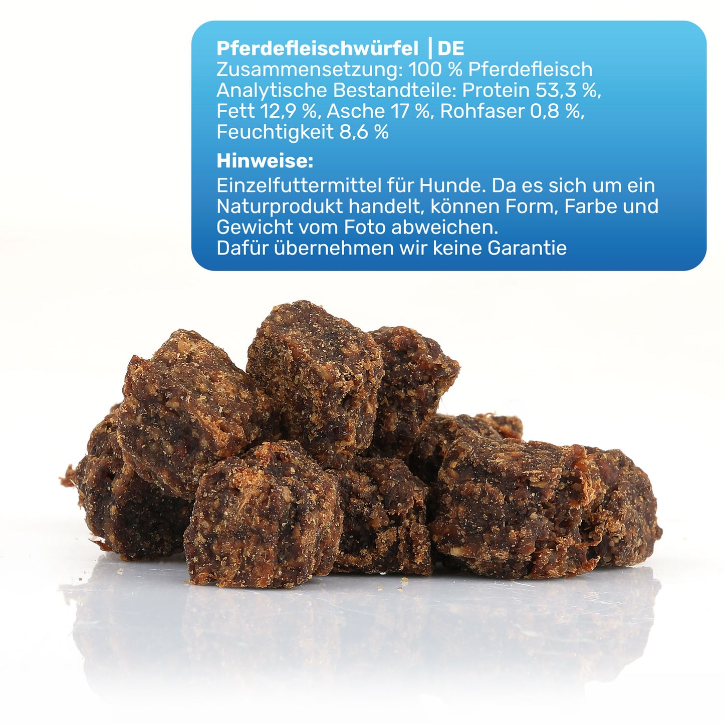 Fleischwürfel Pferd für Hunde 200g