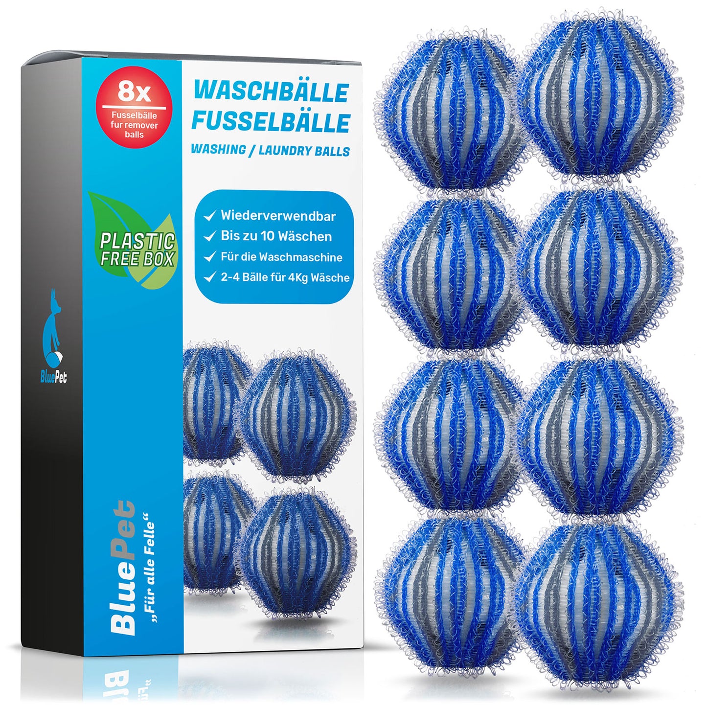 Wäschebälle / Fusselbälle für saubere Wäsche