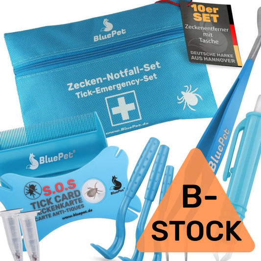 BluePet 10-teiliges Zeckenentferner-Set B-Stock