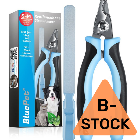 BluePet Krallenschere ergonomisch Gr. S B-Stock
