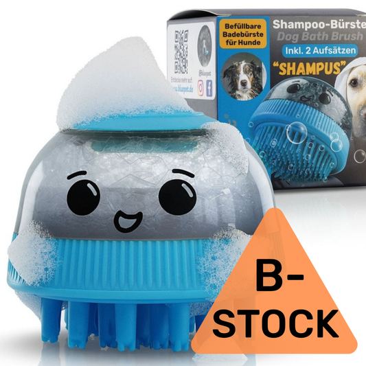 BluePet befüllbare Badebürste B-Stock