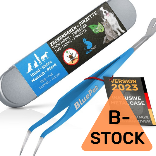 BluePet Profi 2in1 Zeckenentferner-Set B-Stock