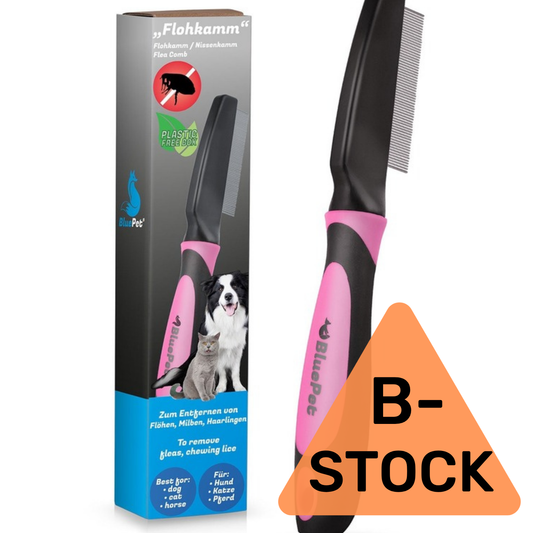 BluePet FlohGo Flohkamm Rosa B-Stock