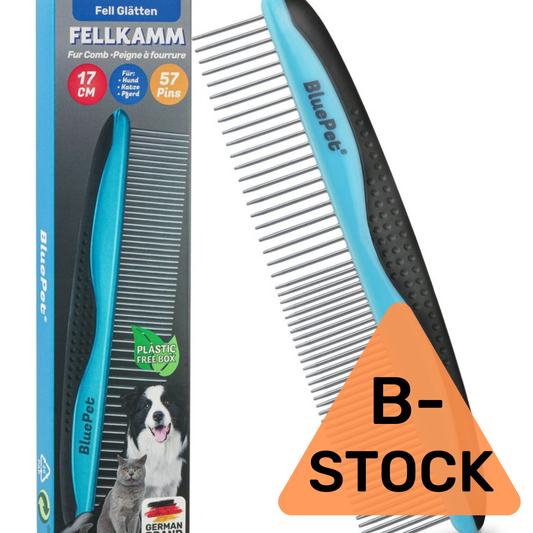 BluePet 17cm Hundekamm & Katzenkamm B-Stock