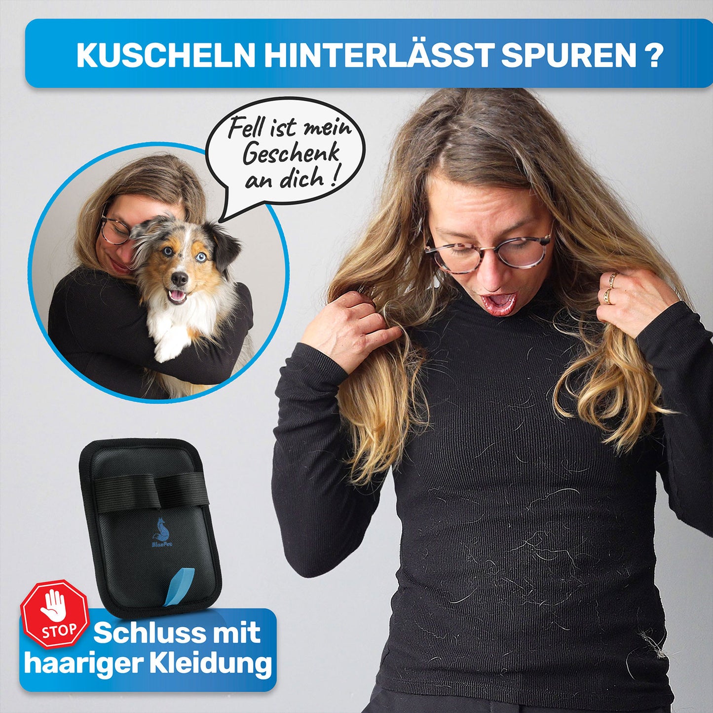 Fellhandschuh - Tierhaarentferner Handschuh