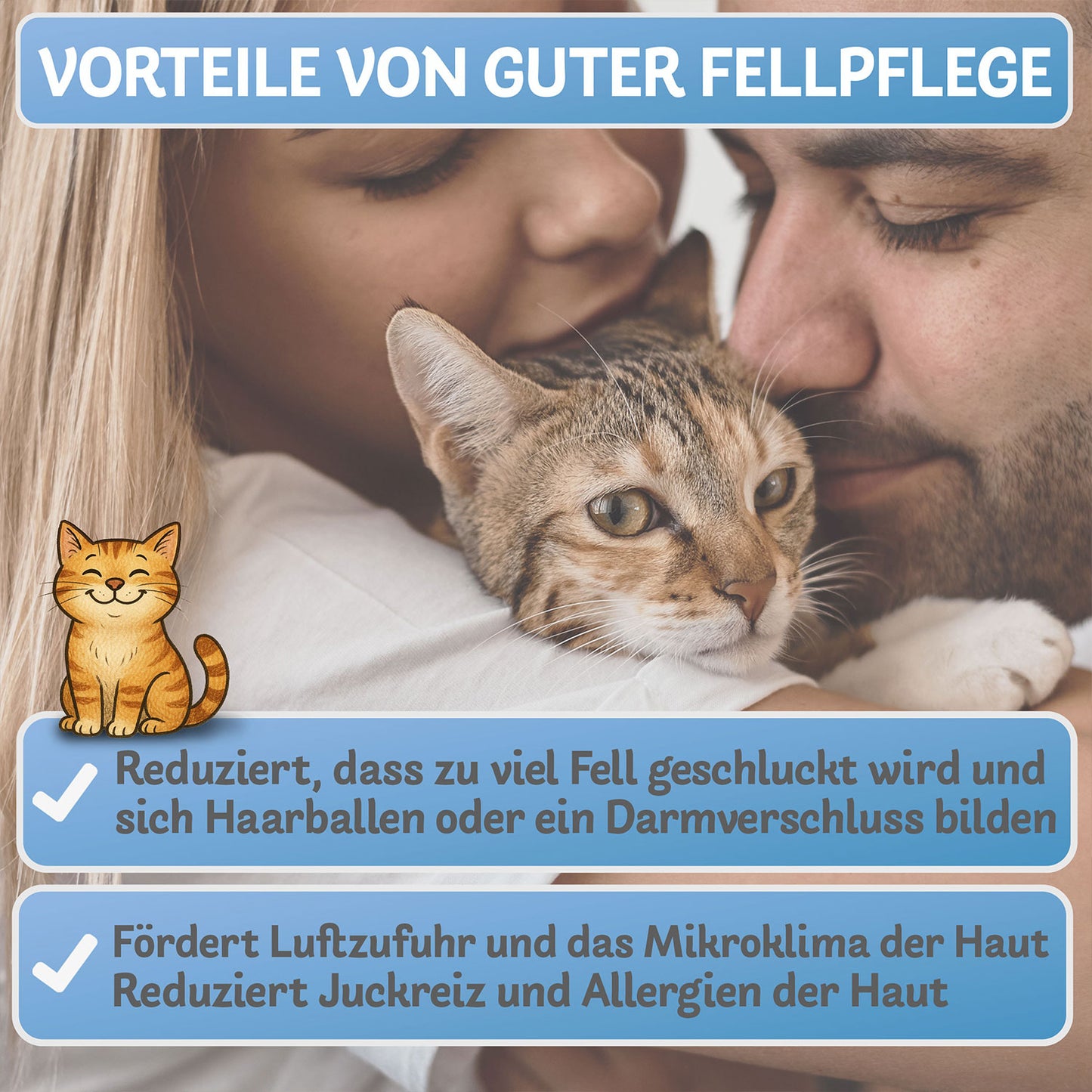 Unterwollbürste für Katzen im Fellwechsel