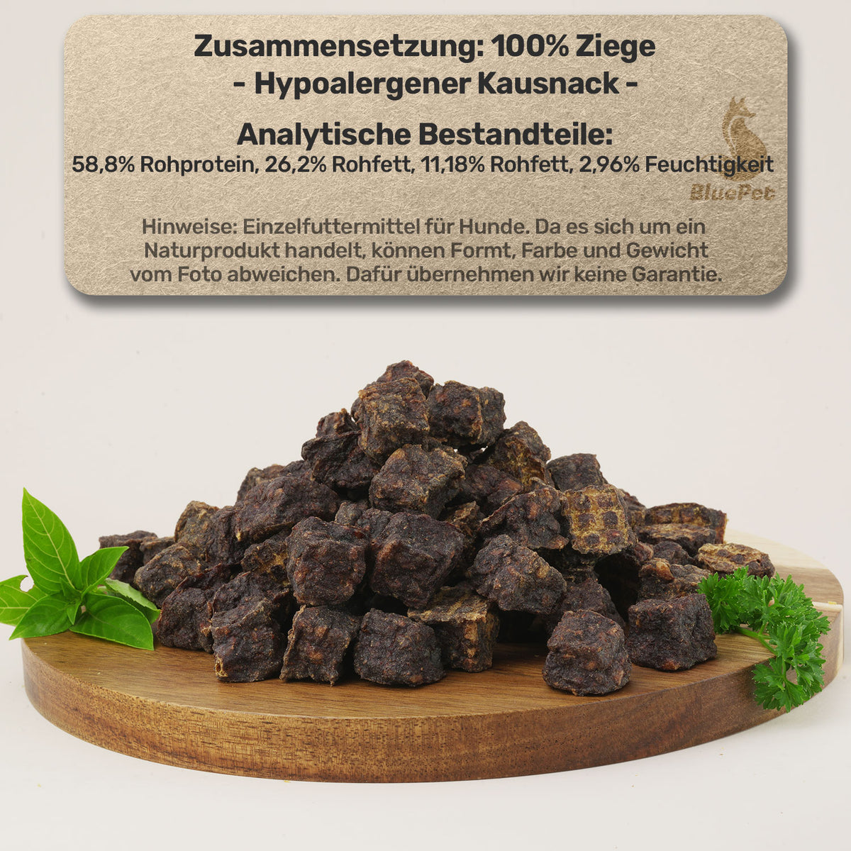 Ziegen Fleischwürfel