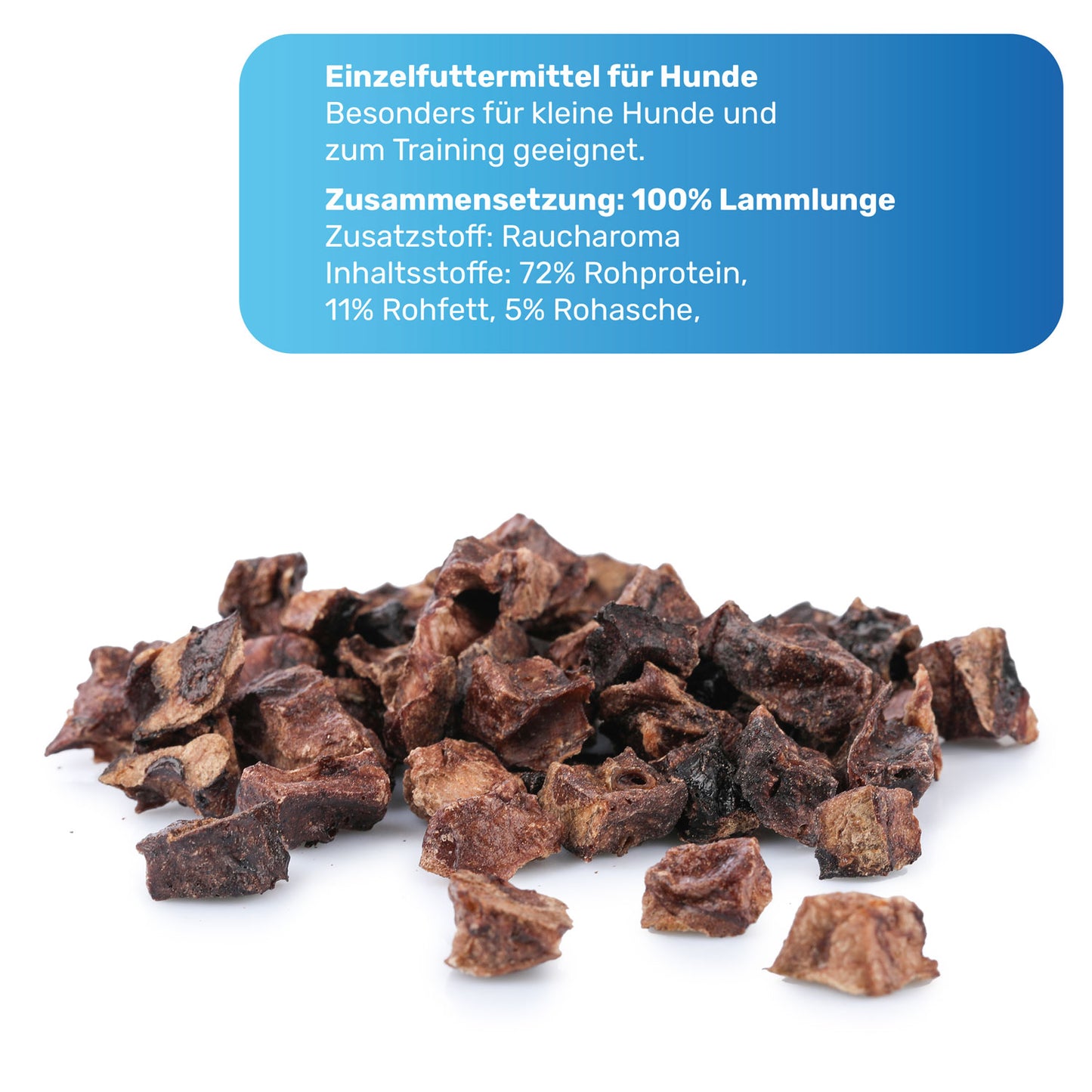 Lamm Lungenwürfel 200g