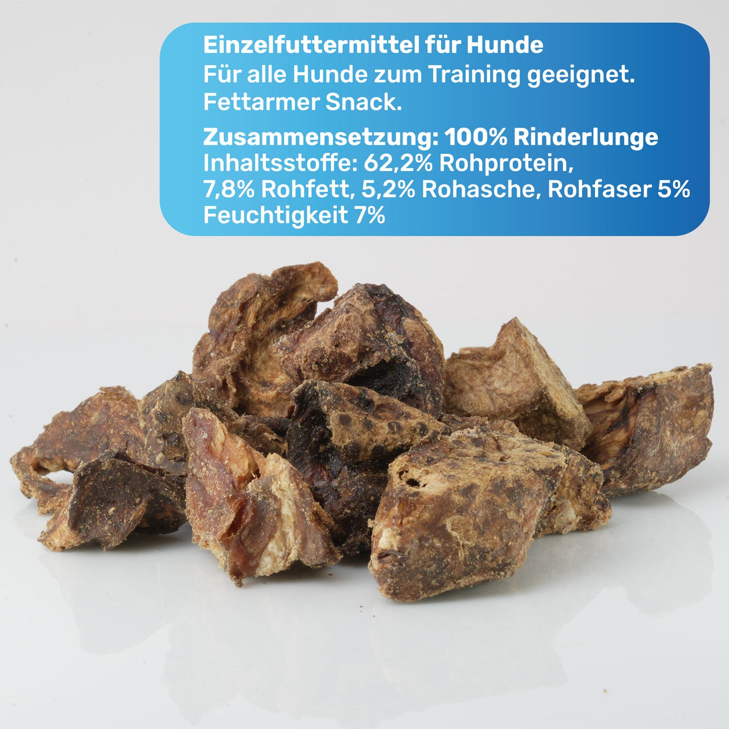 Rind Lungenwürfel getrocknet 200g