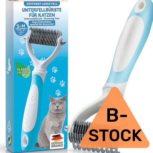 Unterwollbürste für Katzen im Fellwechsel (B-Stock, Verpackungsschäden)