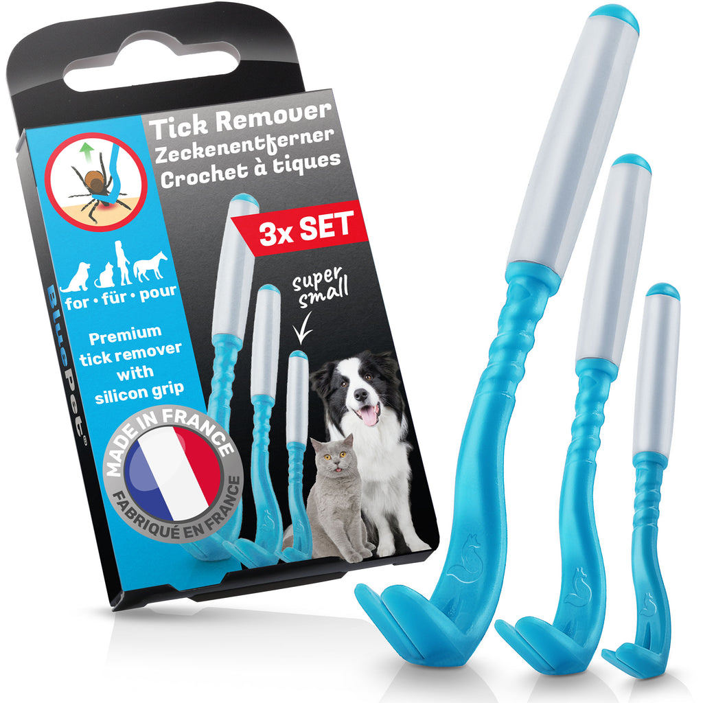 Premium Zeckenhaken - 3er Set- Zeckenentferner Made in France
