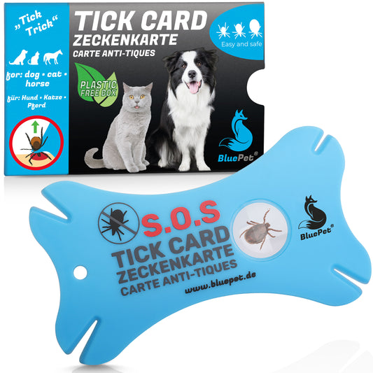 Zeckenkarte zum Zecken entfernen Tick Card