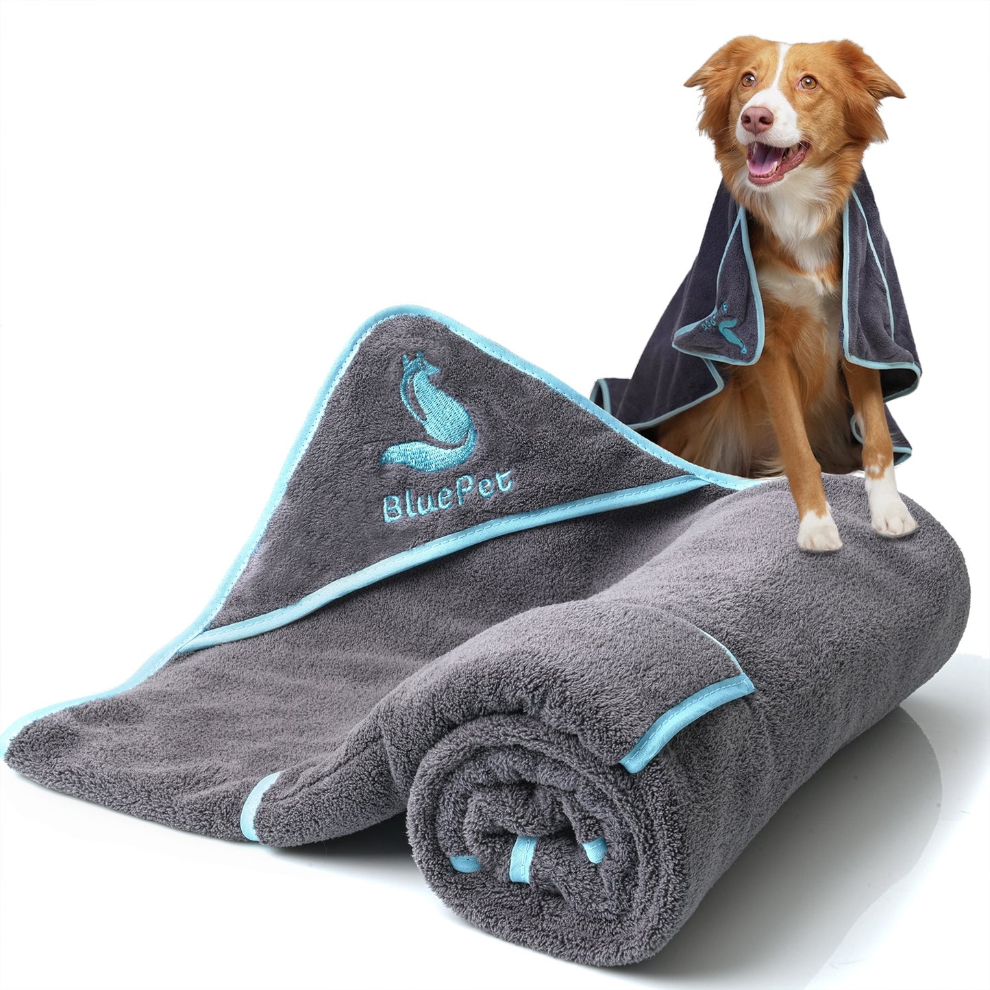BluePet Hundehandtuch Mikrofaser Handtuch für Hunde Produktbild