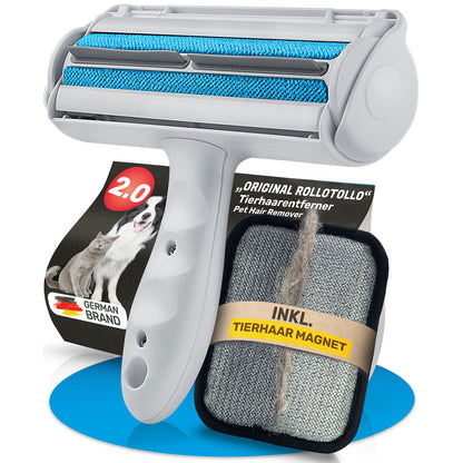 BluePet Tierhaarentferner "RolloTollo" Produktfoto. Zum Entfernen von Hundehaaren & Katzenhaaren mit Fusselroller