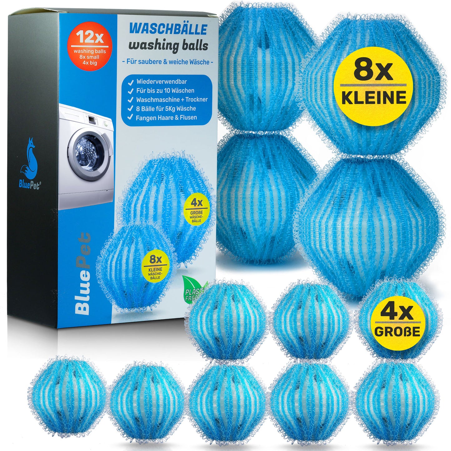 Wäschebälle / Fusselbälle für saubere Wäsche