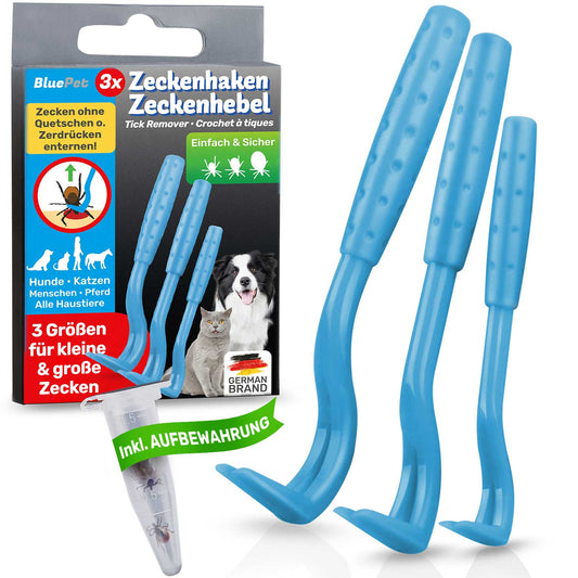 3er Set Zeckenhaken, Zeckenentferner
