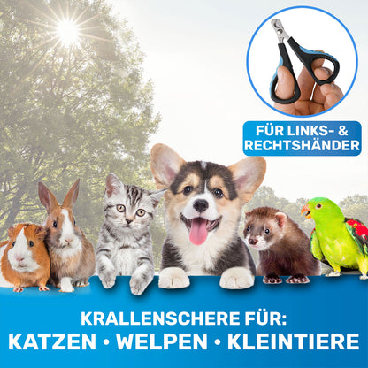 Krallenschön Mini Anwendungsbereiche Krallenschere für kleine Hunde und Kleintiere wie Kaninchen oder Meerschweinchen