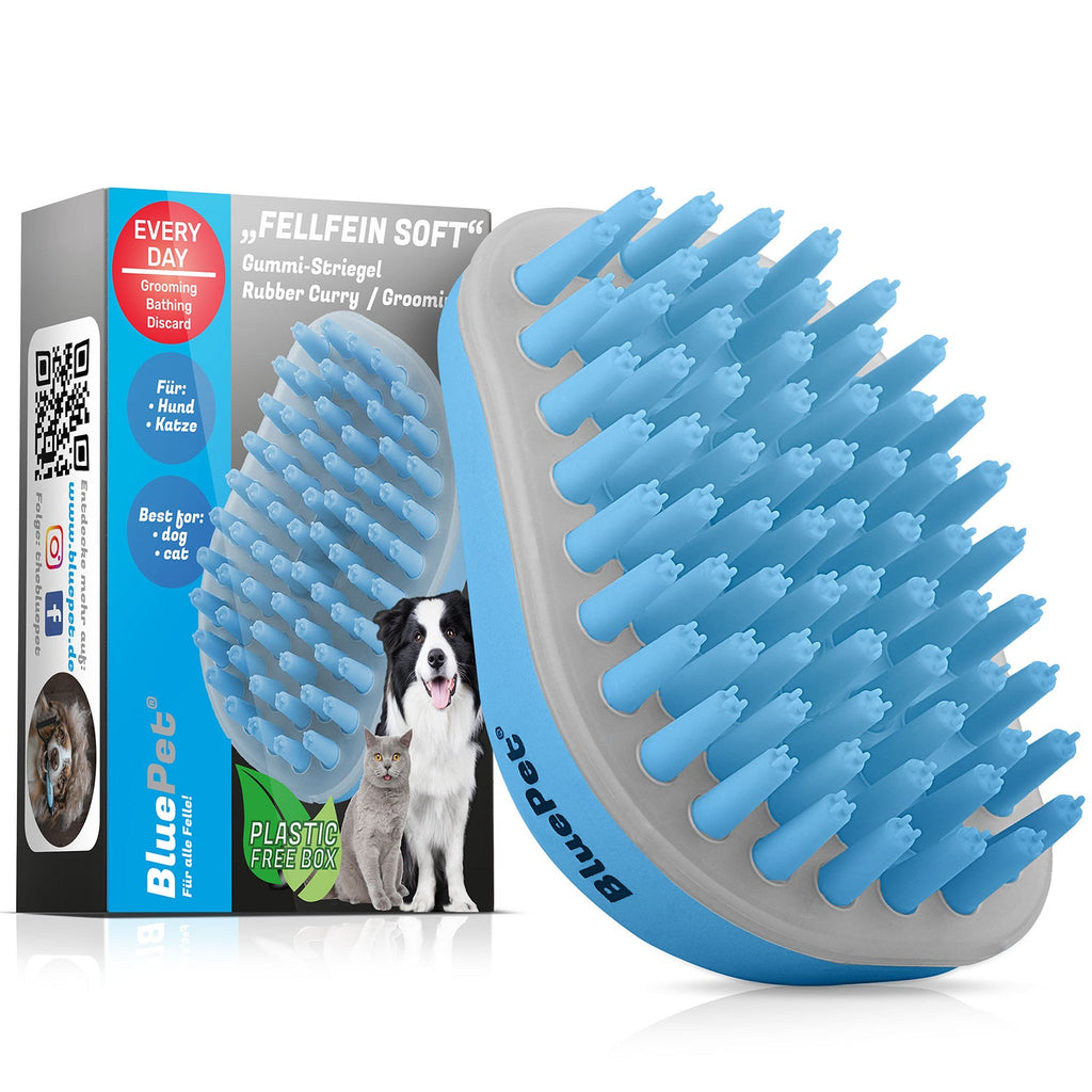 FellFein soft - Gummistriegel für empfindliche Hunde & Katzen (B-Stock)